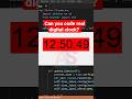 digital clock in python #andytechshow #programming #coding #shorts #tutorial