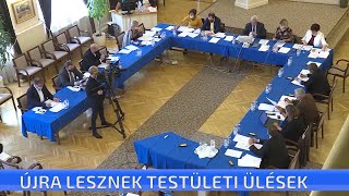 Újra lesznek testületi ülések