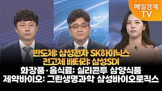 [투자의 눈] 삼성전자 SK하이닉스 / 삼성SDI / 실리콘투 삼양식품 / 그린생명과학 삼성바이오로직스 / 이성웅 차장, 이청원 PB / 매일경제TV