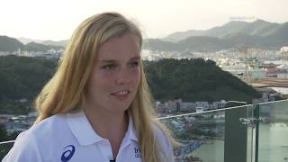 Diego Moya and Edda Hannesdottir on the World Cup tour