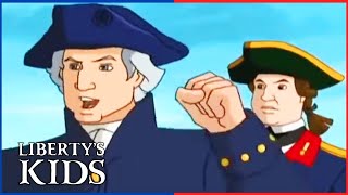 🇺🇸 Liberty's Kids 110 | Washington Takes Command | History Cartoon