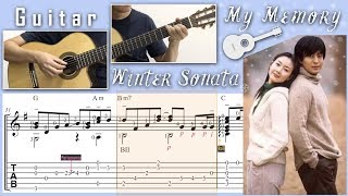 My Memory / Winter Sonata (Guitar) [Notation + TAB]