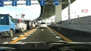 レガシィで街中のドライブ風景(R22)