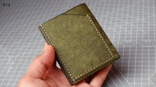 Making a Compact Wallet from BEAUTIFUL Leather - Pueblo Oliva Italian Leather