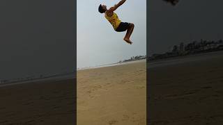 Reverse round off back flip 😁🤔🤸#shorts Summer Camp 🏝️ Mandermani@SonarpurGymnasium