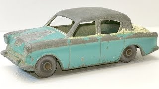 Matchbox Hillman Minx no. 43. Model car restoration, renovation, repair.