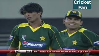 Young Mohammad Amir Bowling a wicket maiden over Vs New Zealand