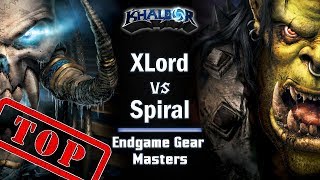 ► WarCraft 3: XLord (UD) vs. Spiral (Orc) - Endgame Gear Masters