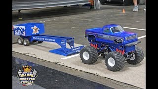 King Of The Monster Trucks Classic Retro Sled Pull Obstacle Course - Oct.6, 2018 Trigger King R/c