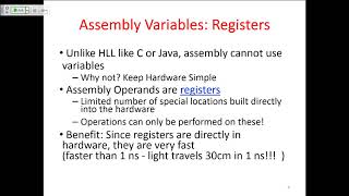 L05 Intro to Assembly Language, MIPS Intro | UC Berkeley CS 61C, Spring 2015