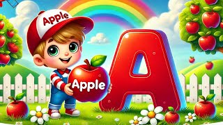 Phonics Song 2 with Two Words in 3d - A For Apple - ABC Alphabet Song and Sounds