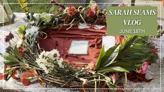 Sarah Seams Vlog: Midsummer Party, Summer Sock KAL, Triangle Fade Quilt - Knitting \u0026 Sewing