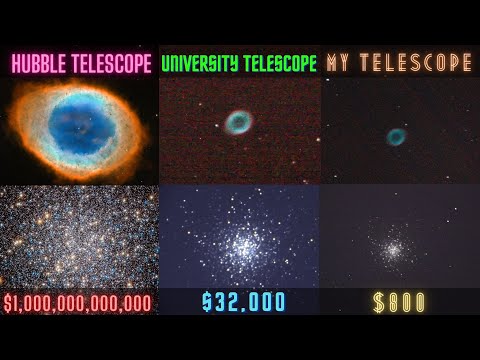 What YOU can SEE through a $1 billion, $32,000 and $800 telescope!