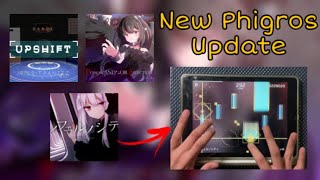 【Phigros】3 New Songs [Upshift] [Poison AND ÷ OR Affection] [インフェルノシティ] - First Try +  Phi Gameplays