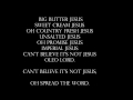 big butter jesus lyrics