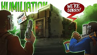 I made this TRASH-TALKING, HOMOPHOBIC CLAN apologize!! | RUST