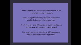 Evidence-Based Regulation for Safer Nursing Homes