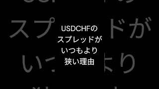 USDCHFのスプレッドを縮小中⚡/ みんなで海外FX.com【海外FX】