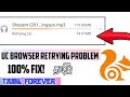 UC browser download retrying problem solved!!2020 working method!|Tamil forever