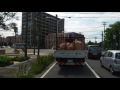 札幌市中央区南19西15～白石藻岩通～電車通～石山通 国道230号 交差点～柏中学校～豊平川　ドライブ　hokkaido　sapporo