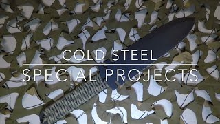 Cold Steel Special Projects The WarHead 1st model with DIY paracord wrap handle