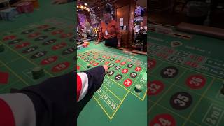 WOW $1000 ROULETTE BET! #lasvegas #casino #roulette