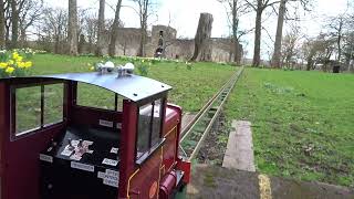 W.C.G.o.M.E at Workington: My Five inch Gauge, Maxitrak 'Planet' Battery Loco. (Behind The Cab)