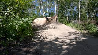 Dauphin North Gate Trails -- Wall Ride!