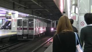 【FHD】20050系　回送列車　北千住駅１階ホーム到着シーン(夜間停泊)