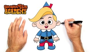 How to Draw Hermey the Christmas Elf- Art for Beginners