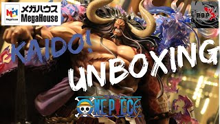 P.O.P. WA-MAXIMUM - One Piece Portrait Of Pirates - Kaido Of The Beasts (UNBOXING + CLOSE UP)