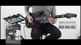 Mooer GE200 / GE250 Patches | Rock Pack vol2 | Playthrough