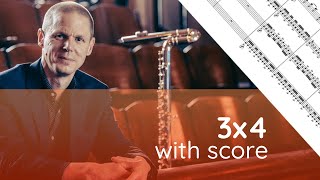 Derek Charke - 3x4 (for flute octet)