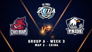 IZAKO BOARS vs PRIDE | Map 2 | Zula Europe ESL Major League | Group A - Week 3