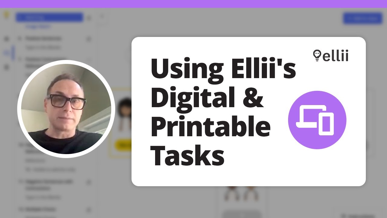 Using Ellii S Digital Printable Tasks Youtube