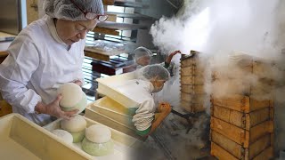 A traditional New Year's event! We follow Mochikan, who makes over 40 pounds of rice cakes a day!