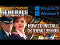 Guide: How to Download & Install C&C Generals Zero Hour on Windows 11