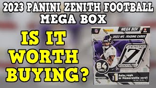 Are These WORTH BUYING ! 2023 Panini Zenith Football Mega Box Opening and Review!