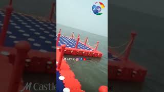 Floating Bridge in Ernakulam Kuzhuppilly Beach | #shorts #floatingbridge #kochi  |  M Castle