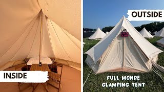 Full Monde Bell Tent Glamping setup | Phish Mondegreen