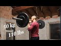 50 KG Overhead Press for 5 reps - Road to 70 KG