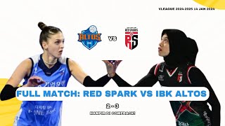 TERBARU 14 JAN 25| FULL MATCH | IBK Altos vs Red Spark | KOVO 140125 2-3