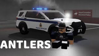 ROBLOX City of Vancouver | Peace Officers Arresting Man with Antlers!!