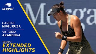 Garbine Muguruza vs Victoria Azarenka Extended Highlights | 2021 US Open Round 3