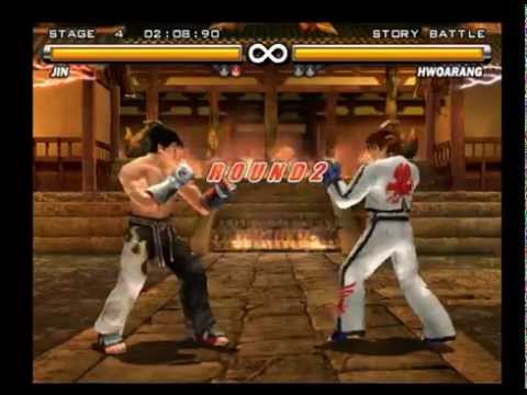 Tekken 5 - Jin Kazama - Story Mode Full Playthrough | PS2 Gameplay ...