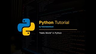 hello world program in python #python #pythontutorial #viral