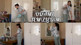 ODAMI TEMİZLEDİM VE DÜZENLEDİM | Ayrıntılı Dip Köşe Temizlik 💧😴