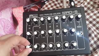 AVP Synth MAD-5 through a spring reverb