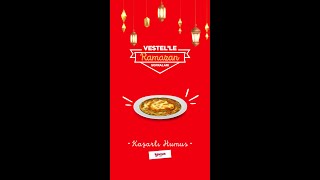 Tadına doyulmayan Ramazan sofraları Vestel'le olur! 🌙  Kaşarlı Humus yemek.com'un katkılarıyla