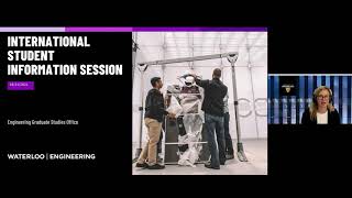 Waterloo Engineering Graduate Studies - Information Session for International Students